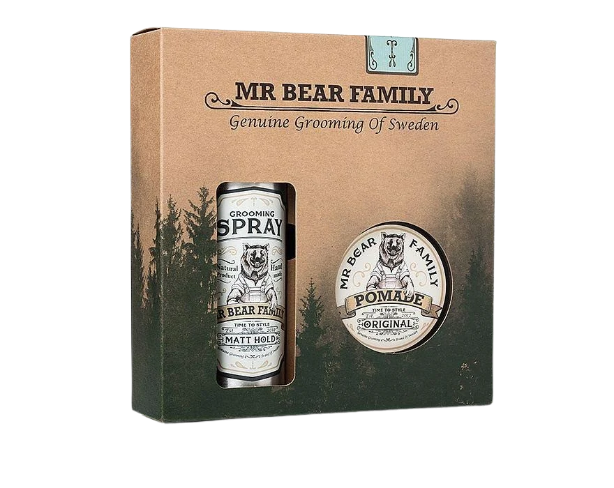 Hair Kit Pomade & Grooming Spray Sweetwood