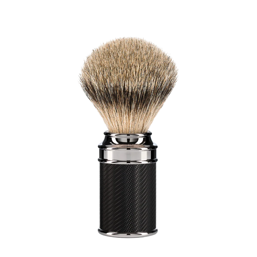 Partasuti Traditional Silvertip badger Black